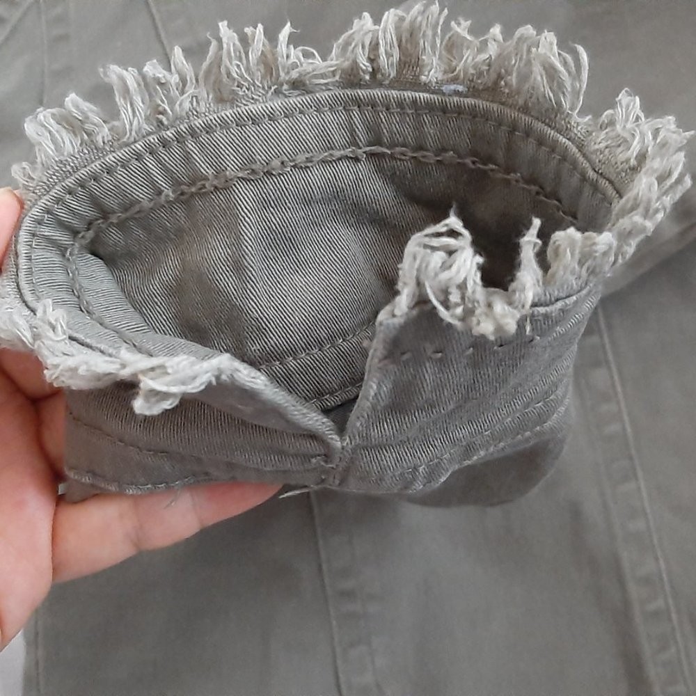 Live a Little Women`s Boho Raw Edge Jacket (M) - Picture 14 of 15